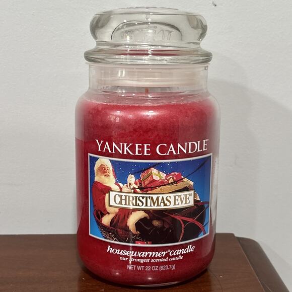 New Yankee Candle Christmas Eve Scent 22 Oz Large Jar Holiday Scent - Picture 1 of 7